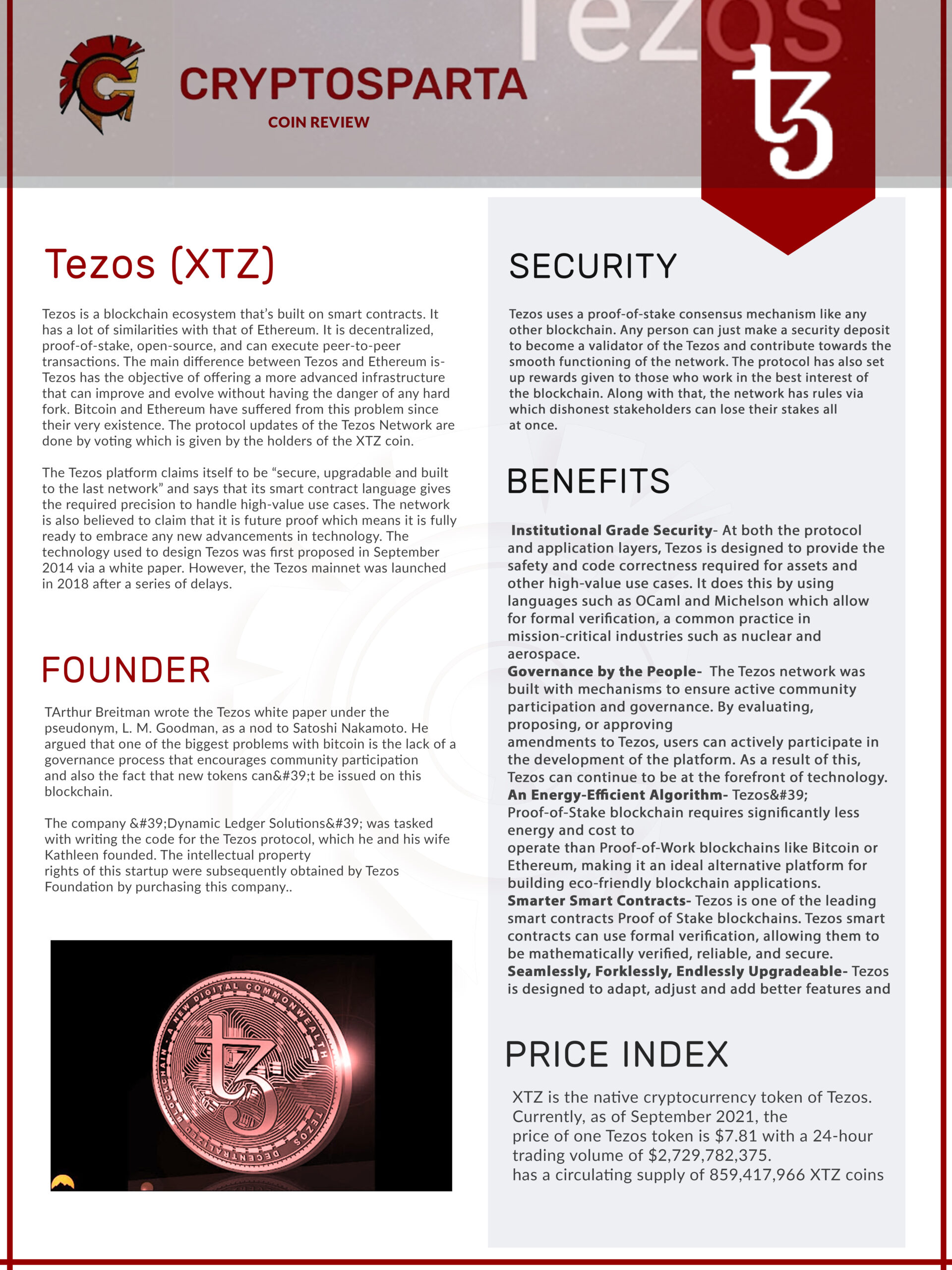 Tezos coin review